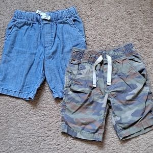 2 Pairs Boys Carters Shorts